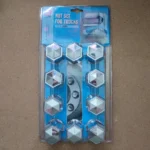 Allride Καπάκια Χρωμίου για Μπουλόνια, 33mm 10 Τεμάχια