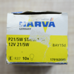 Narva P21/5W STANDARD 12V 21/5W Καρυδάκια Διπολικά - Σετ 10 Τεμαχίων - Image 2